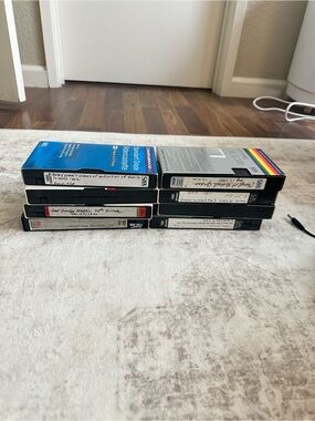 Bundle of 8 Used VHS Tapes